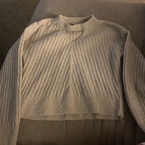 Cropped sweater